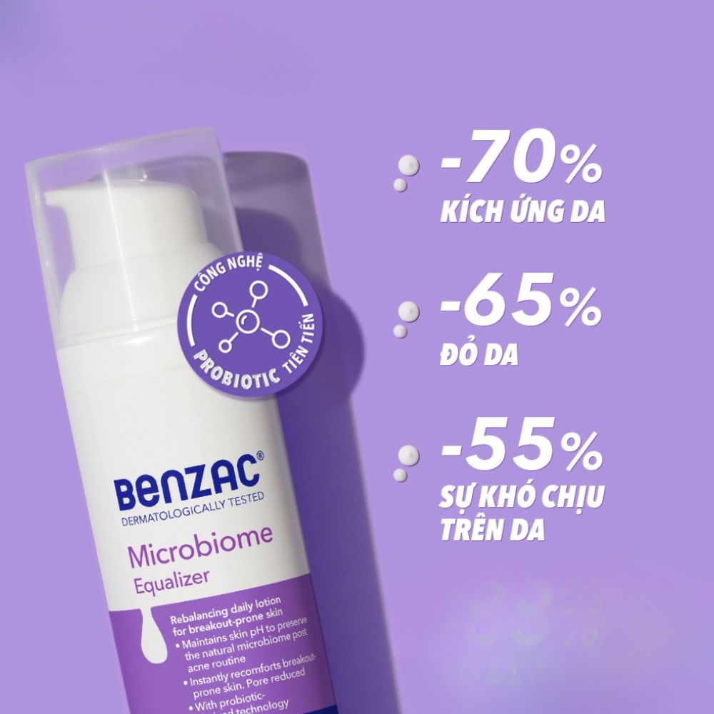 Sữa Dưỡng Ẩm Benzac 50ml Cân Bằng Da Dầu Mụn 4 Sữa Dưỡng Ẩm Benzac 50ml Cân Bằng Da Dầu Mụn - Ảnh 4