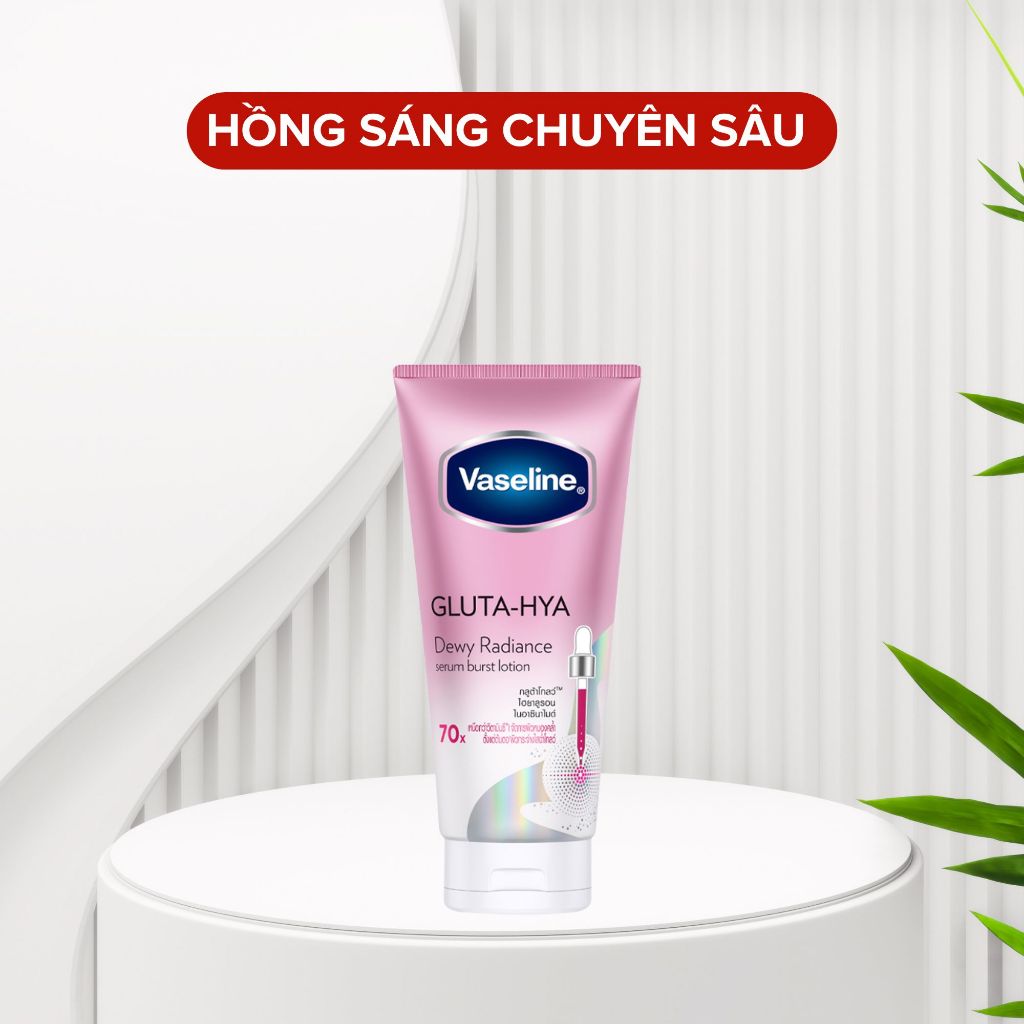 Sữa Dưỡng Thể Vaseline Hồng Healthy Bright 300ml Sáng Da Chuyên Sâu 2 Sữa Dưỡng Thể Vaseline Hồng Healthy Bright 300ml Sáng Da Chuyên Sâu - Ảnh 2