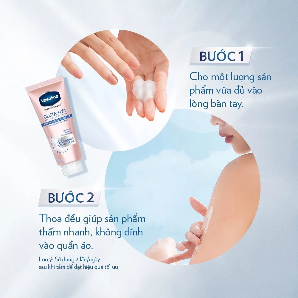 Sữa Dưỡng Thể Vaseline Nâng Tông Da 300ml Dưỡng Ẩm 5 Sữa Dưỡng Thể Vaseline Nâng Tông Da 300ml Dưỡng Ẩm - Ảnh 5