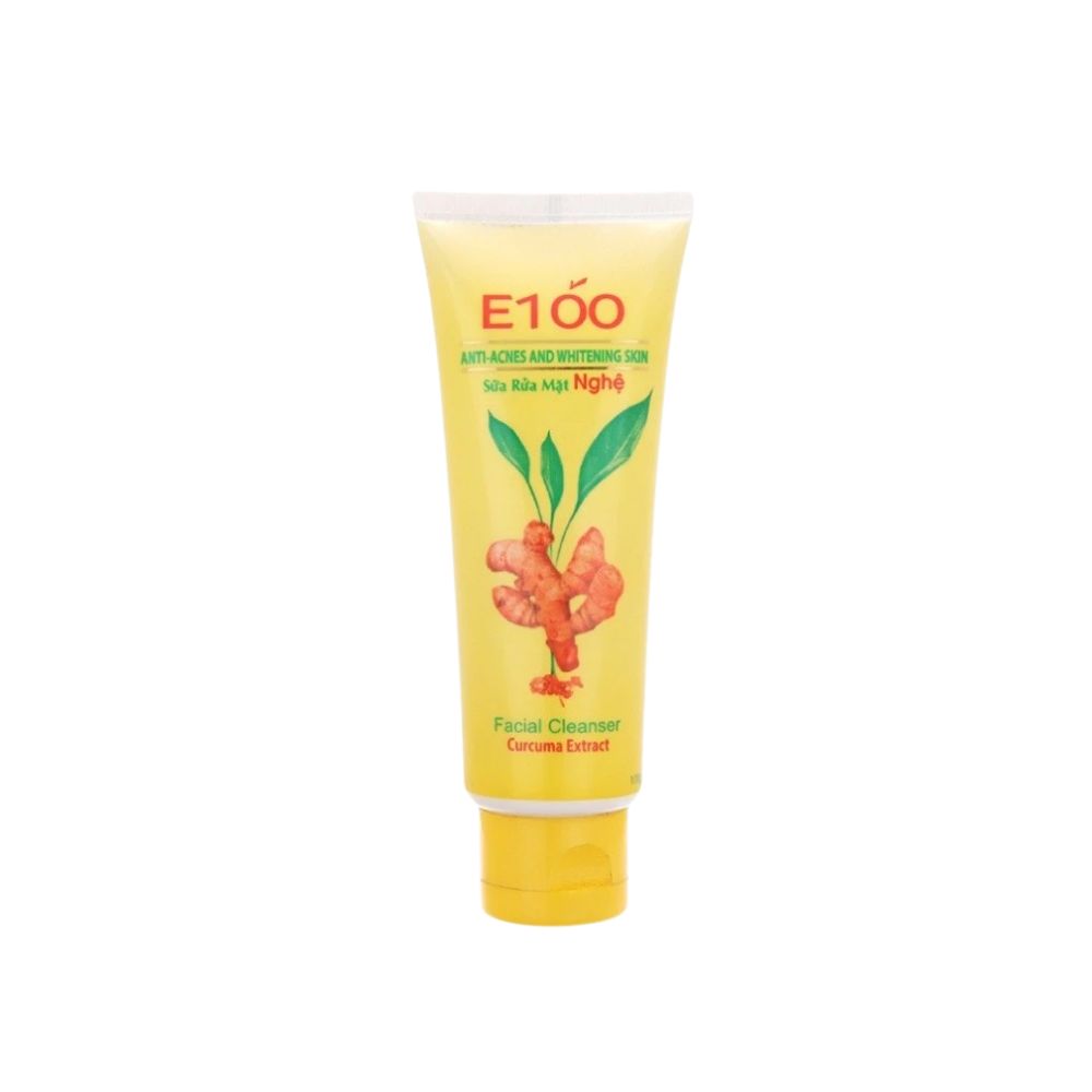 Sữa Rửa Mặt E100 Nghệ 100ml Giảm Mụn Sáng Da 1 Sữa Rửa Mặt E100 Nghệ 100ml Giảm Mụn Sáng Da