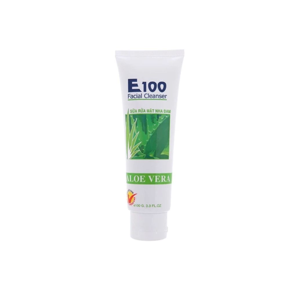Sữa Rửa Mặt E100 Nha Đam Làm Sạch Dịu Nhẹ 100ml 1 Sữa Rửa Mặt E100 Nha Đam Làm Sạch Dịu Nhẹ 100ml
