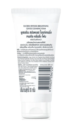 Sữa Rửa Mặt Eucerin Spotless Brightening 50ml Làm Sạch Dưỡng Sáng Da 4 Sữa Rửa Mặt Eucerin Spotless Brightening 50ml Làm Sạch Dưỡng Sáng Da - Ảnh 4