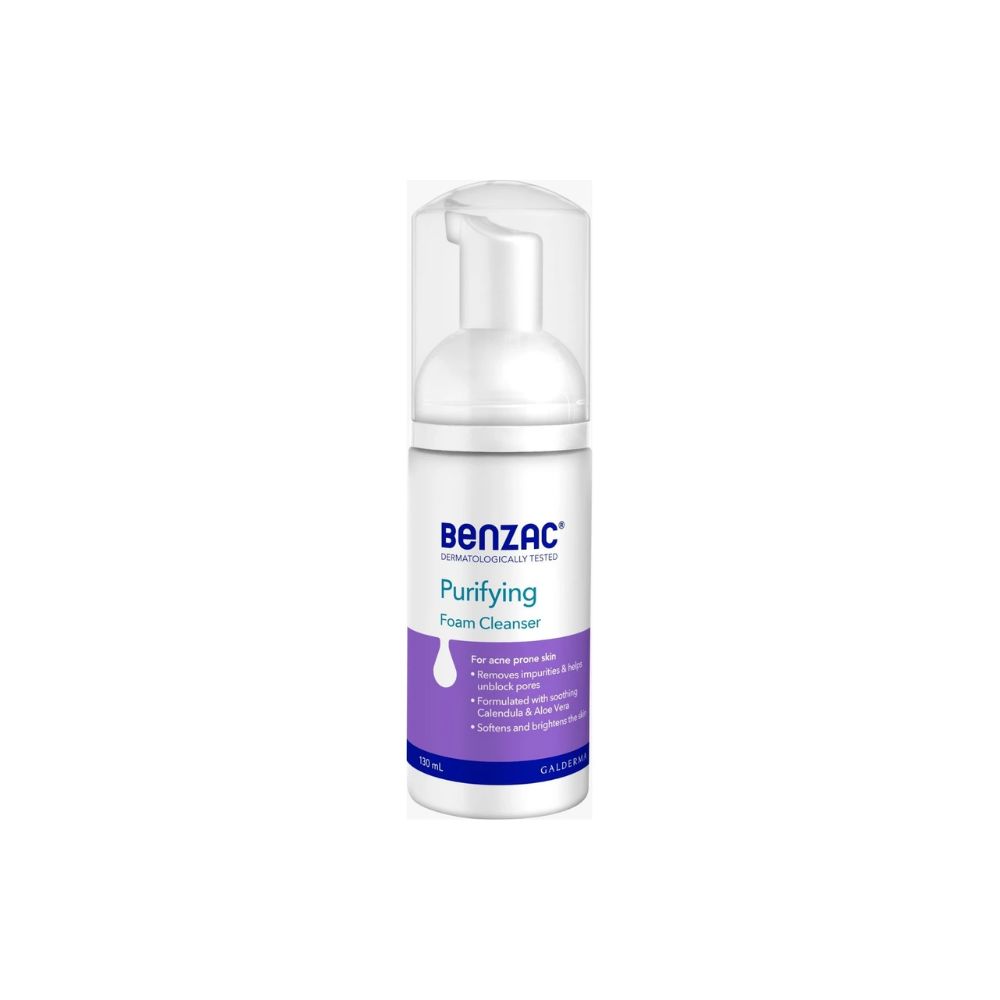 Sữa Rửa Mặt Benzac Purifying Foam 130ml Sạch Sâu Ngừa Mụn 1 Sữa Rửa Mặt Benzac Purifying Foam 130ml Sạch Sâu Ngừa Mụn