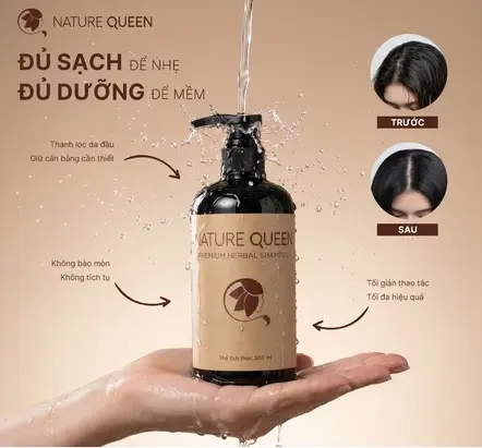 Sữa tắm thảo dược Nature Queen (Chai 480ml) 2 Sữa tắm thảo dược Nature Queen (Chai 480ml) - Ảnh 2