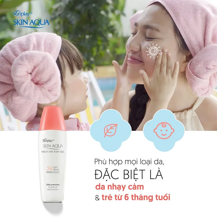 Gel Chống Nắng Sunplay Skin Aqua Mild Care 25g Cho Da Nhạy Cảm 3 Gel Chống Nắng Sunplay Skin Aqua Mild Care 25g Cho Da Nhạy Cảm - Ảnh 3