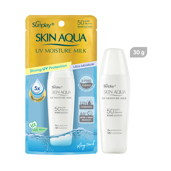 Sunplay UV Moisture Milk 30g Chống Nắng Dưỡng Ẩm Skin Aqua 1 Sunplay UV Moisture Milk 30g Chống Nắng Dưỡng Ẩm Skin Aqua