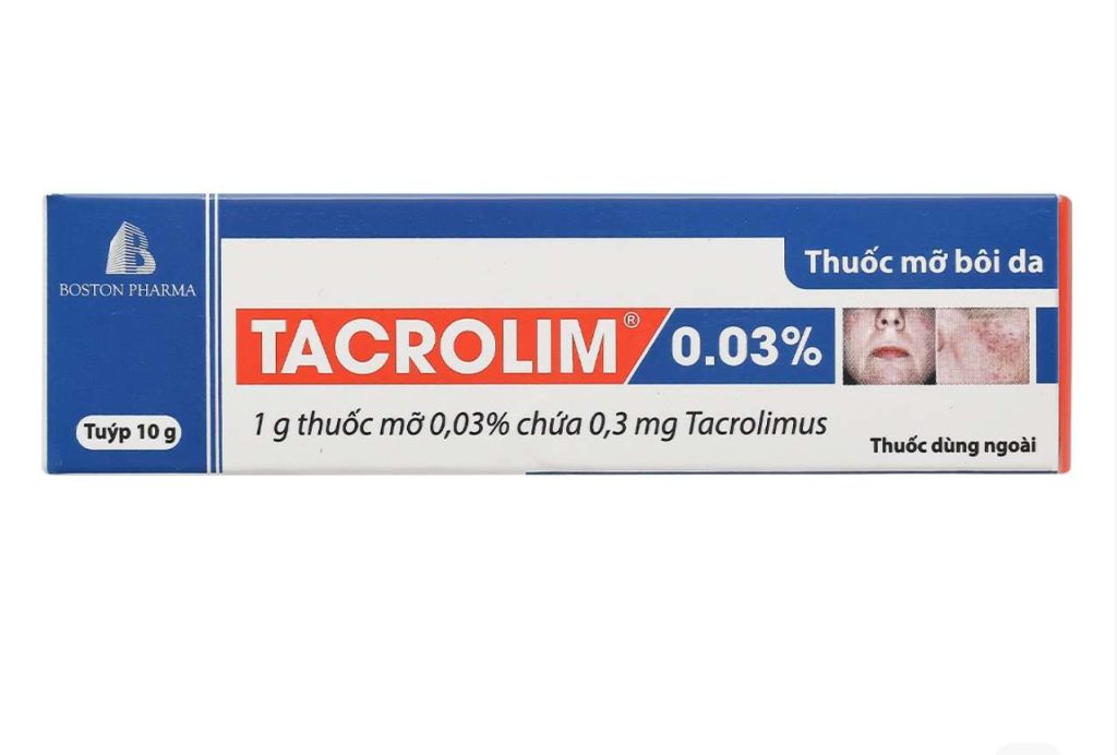 TACROLIM 0.03% - Boston tuýp 10g 2 TACROLIM 0.03% - Boston tuýp 10g - Ảnh 2
