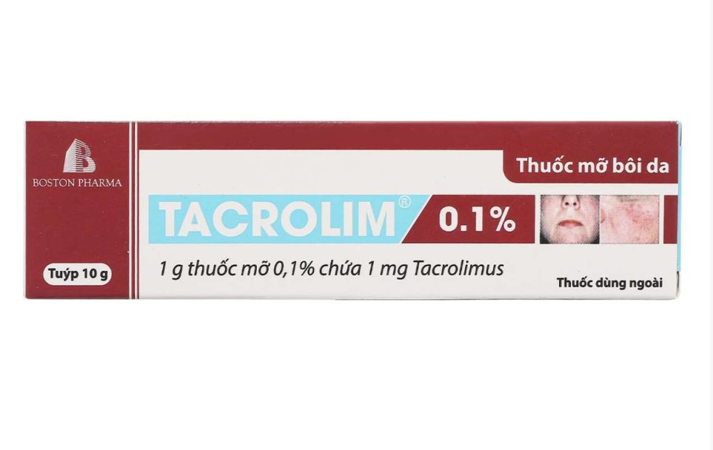 TACROLIM 0.1% - Boston tuýp 10g 2 TACROLIM 0.1% - Boston tuýp 10g - Ảnh 2