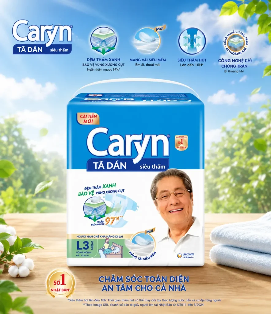 Tã dán người lớn Caryn L3 3 Tã dán người lớn Caryn L3 - Ảnh 3