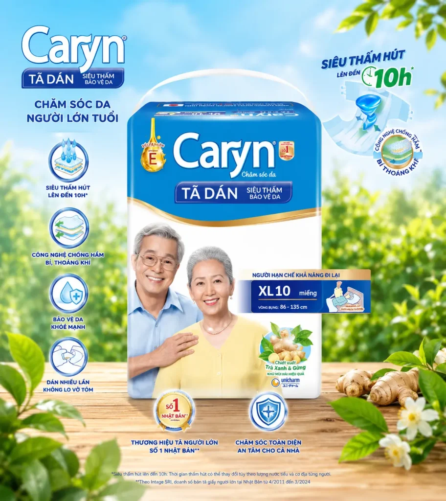 Tã dán người lớn Caryn XL10 3 Tã dán người lớn Caryn XL10 - Ảnh 3