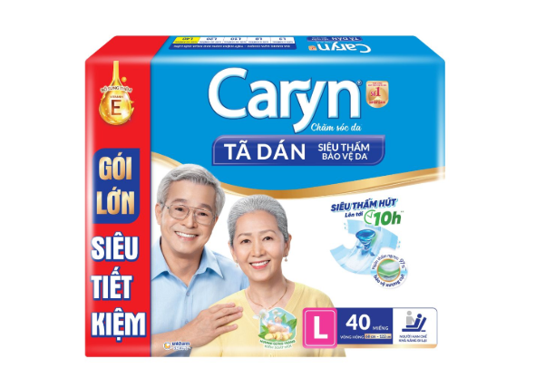 Tã dán người lớn Caryn size L 40 miếng 1 Tã dán người lớn Caryn size L 40 miếng