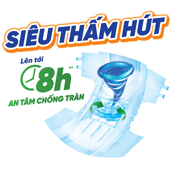 Tã dán tiết kiệm Caryn size M 10 miếng 2 Tã dán tiết kiệm Caryn size M 10 miếng - Ảnh 2