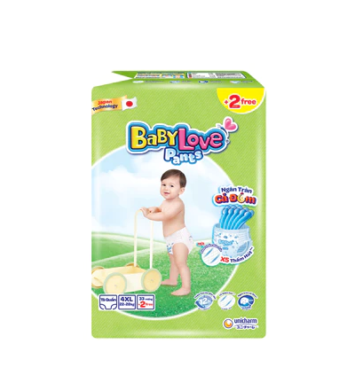 Tã quần Baby Love Size 4XL- Công nghệ nhật bản - Luxpearl Store 1 Tã quần Baby Love Size 4XL- Công nghệ nhật bản - Luxpearl Store