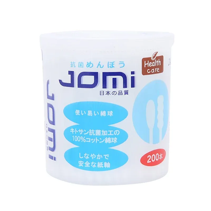 Tăm Bông Jomi Người Lớn 200 Que Vệ Sinh Tai Mũi Hằng Ngày 1 Tăm Bông Jomi Người Lớn 200 Que Vệ Sinh Tai Mũi Hằng Ngày