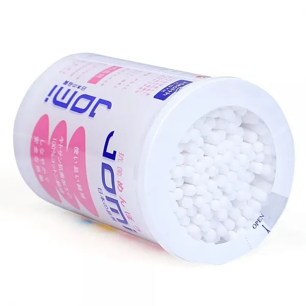 Tăm Bông Jomi Trẻ Nhỏ 160 Que Kháng Khuẩn, Cotton Tự Nhiên Cho Bé 4 Tăm Bông Jomi Trẻ Nhỏ 160 Que Kháng Khuẩn, Cotton Tự Nhiên Cho Bé - Ảnh 4