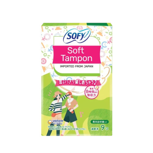 Tampon mềm mại Sofy hộp 9 miếng 1 Tampon mềm mại Sofy hộp 9 miếng