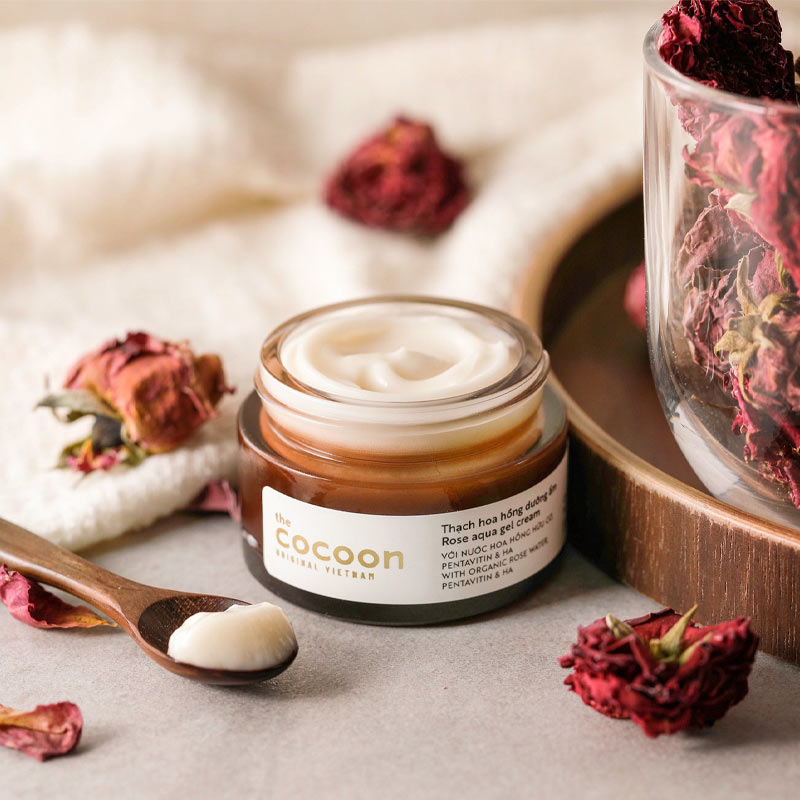 Thạch Hoa Hồng Cocoon 100ml Dưỡng Ẩm Và Làm Dịu Da 4 Thạch Hoa Hồng Cocoon 100ml Dưỡng Ẩm Và Làm Dịu Da - Ảnh 4