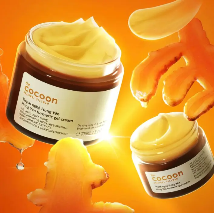 Thạch Nghệ Hưng Yên Cocoon Làm Sáng Mờ Thâm 100ml 3 Thạch Nghệ Hưng Yên Cocoon Làm Sáng Mờ Thâm 100ml - Ảnh 3
