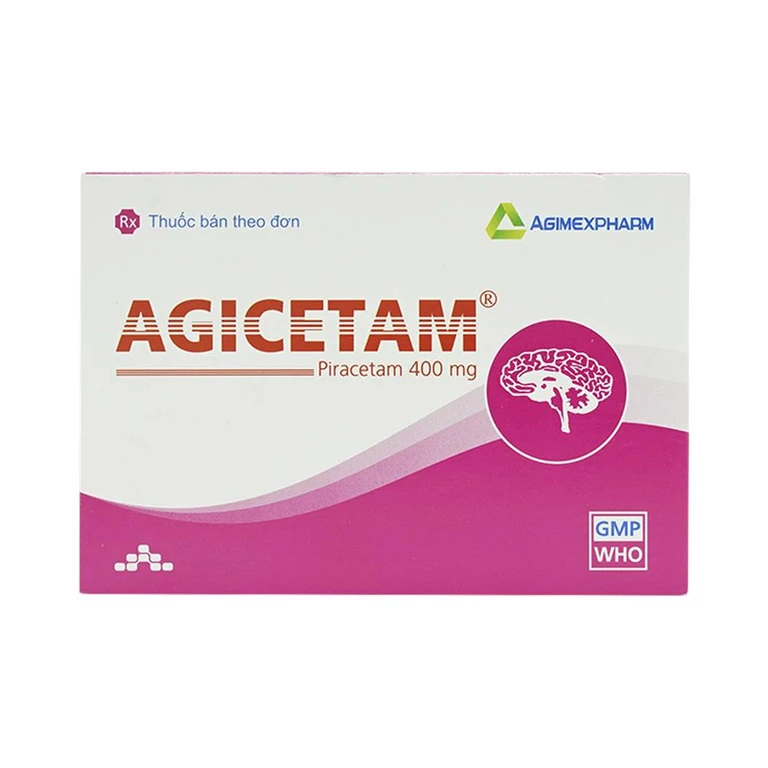 Thuốc Agicetam 400 Agimexpharm điều trị triệu chứng chóng mặt (10 vỉ x 10 viên) 1 Thuốc Agicetam 400 Agimexpharm điều trị triệu chứng chóng mặt (10 vỉ x 10 viên)