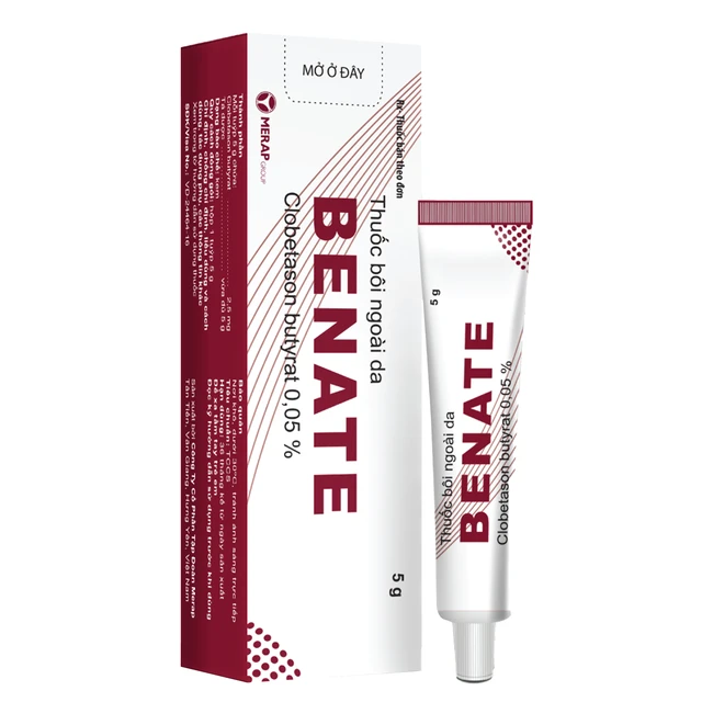 Thuốc Benate 0.05% Merap (5g) 1 Thuốc Benate 0.05% Merap (5g)