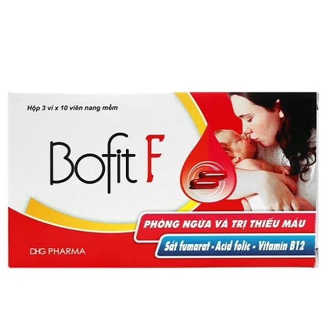 Thuốc Bofit F DHG Pharma (3 vỉ x 10 viên) 1 Thuốc Bofit F DHG Pharma (3 vỉ x 10 viên)