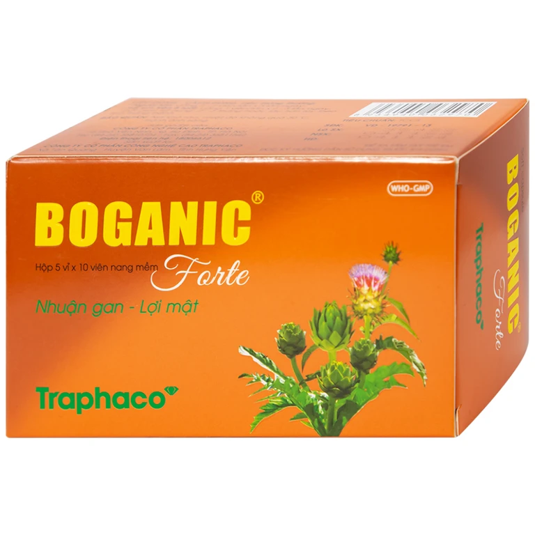 BOGANIC FORTE TRAPHACO (5 VỈ X 10 VIÊN ) 1 BOGANIC FORTE TRAPHACO (5 VỈ X 10 VIÊN )