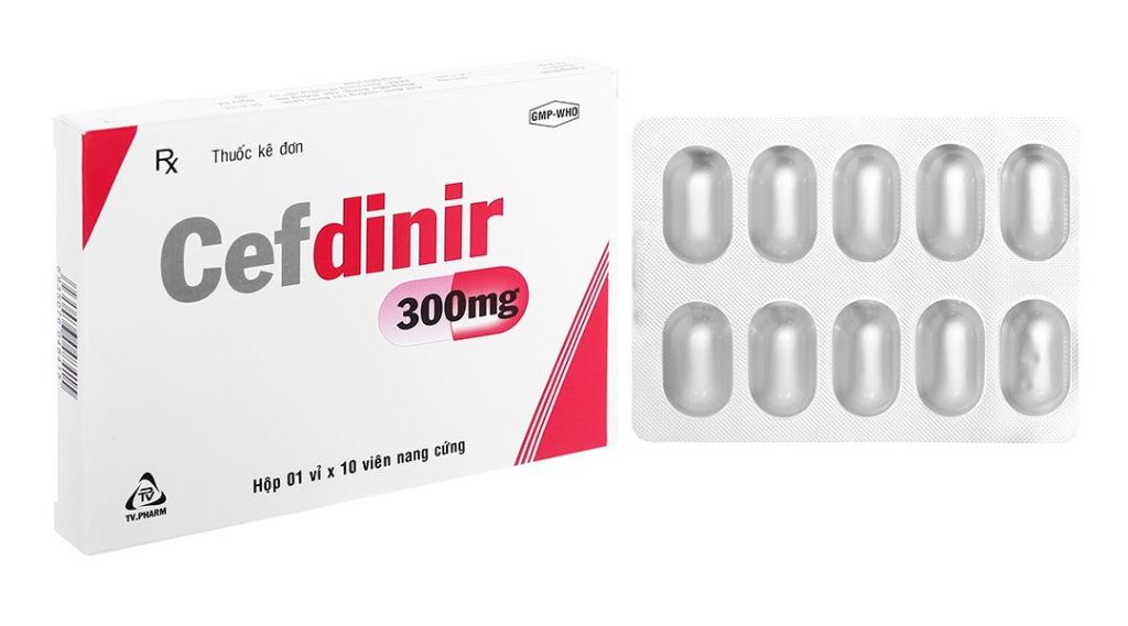 Thuốc Cefdinir 300mg TV.Pharm (1 vỉ x 10 viên) 1 Thuốc Cefdinir 300mg TV.Pharm (1 vỉ x 10 viên)