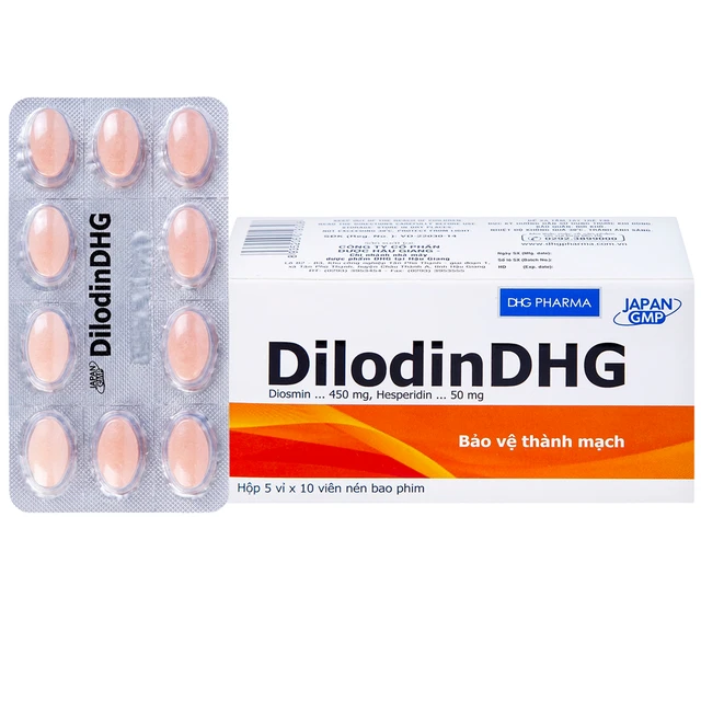 Thuốc DilodinDHG (5 vỉ x 10 viên) 1 Thuốc DilodinDHG (5 vỉ x 10 viên)