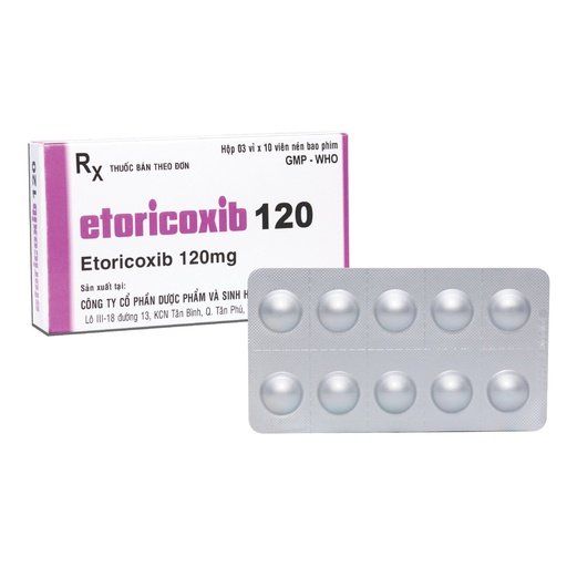 Thuốc ETORICOXIB 120 1 Thuốc ETORICOXIB 120