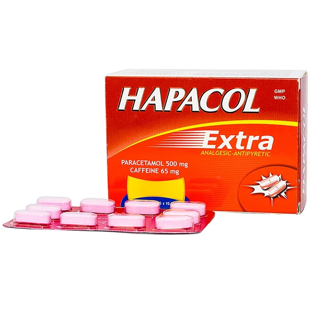 Thuốc Hapacol Extra DHG (10 vỉ x 10 viên) 1 Thuốc Hapacol Extra DHG (10 vỉ x 10 viên)