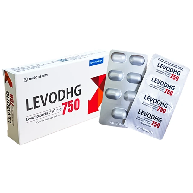 Thuốc LevoDHG 750 (2 vỉ x 7 viên) 1 Thuốc LevoDHG 750 (2 vỉ x 7 viên)