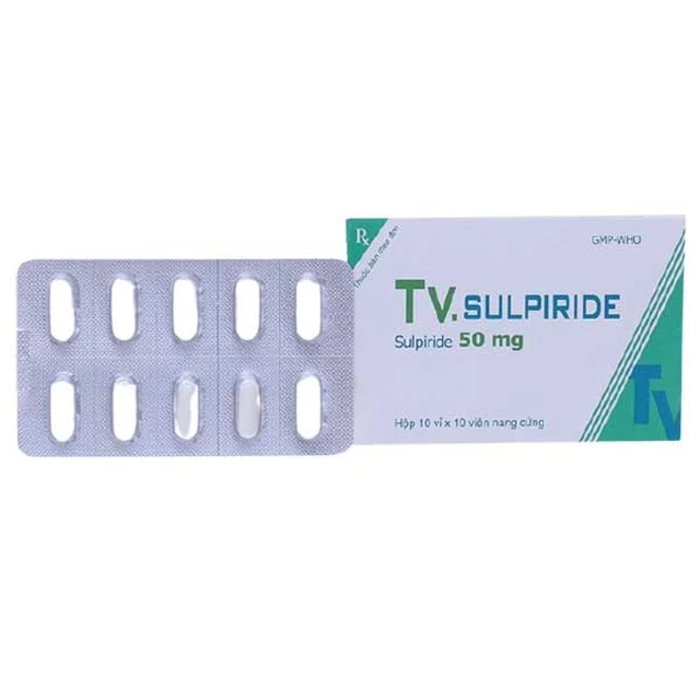 Thuốc TV.Sulpiride TV. Pharm (10 vỉ x 10 viên) 1 Thuốc TV.Sulpiride TV. Pharm (10 vỉ x 10 viên)