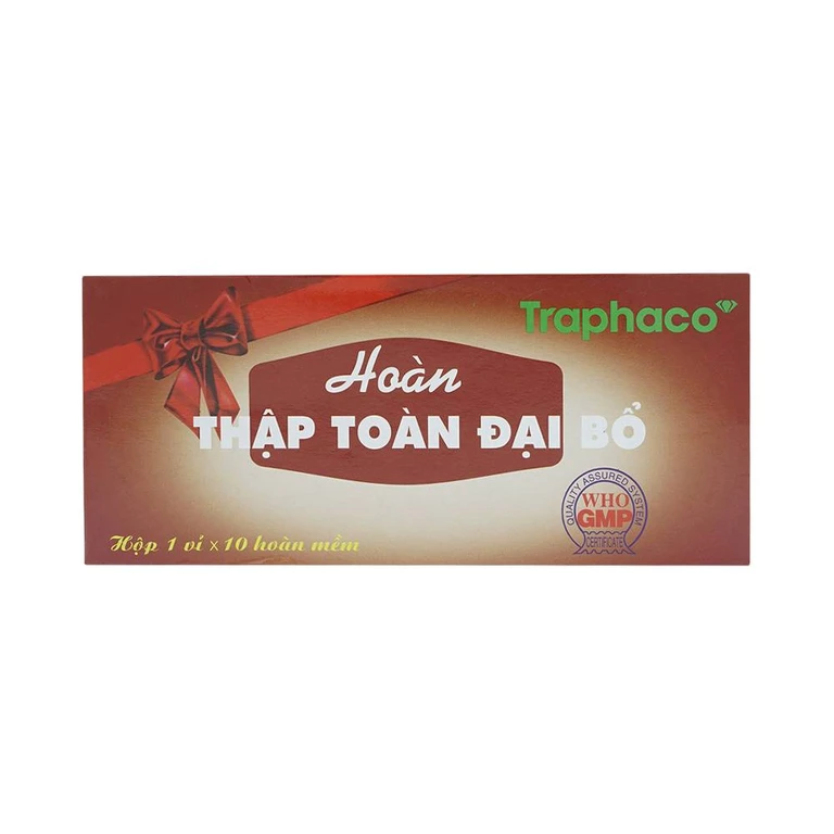 THẬP TOÀN ĐẠI BỔ -TRAPHACO (1 VỈ X 10 VIÊN ) 1 THẬP TOÀN ĐẠI BỔ -TRAPHACO (1 VỈ X 10 VIÊN )