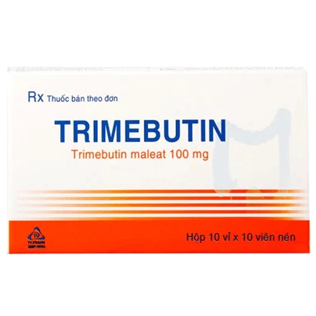 Thuốc Trimebutin 100mg TV Pharm (10 vỉ x 10 viên) 1 Thuốc Trimebutin 100mg TV Pharm (10 vỉ x 10 viên)