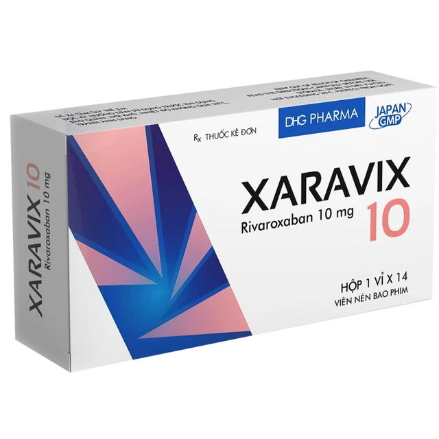 Thuốc Xaravix 10 Dhg Pharma (1 vỉ x 14 viên) 1 Thuốc Xaravix 10 Dhg Pharma (1 vỉ x 14 viên)