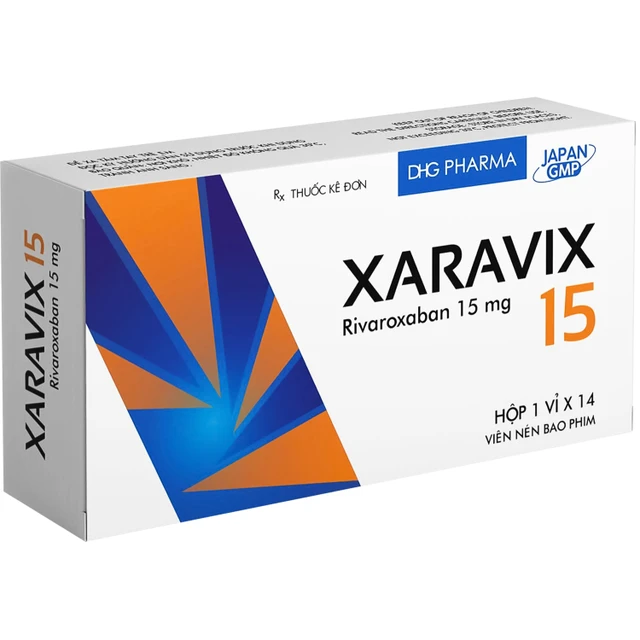 Thuốc Xaravix 15MG Dhg Pharma (1 vỉ x 14 viên) 1 Thuốc Xaravix 15MG Dhg Pharma (1 vỉ x 14 viên)