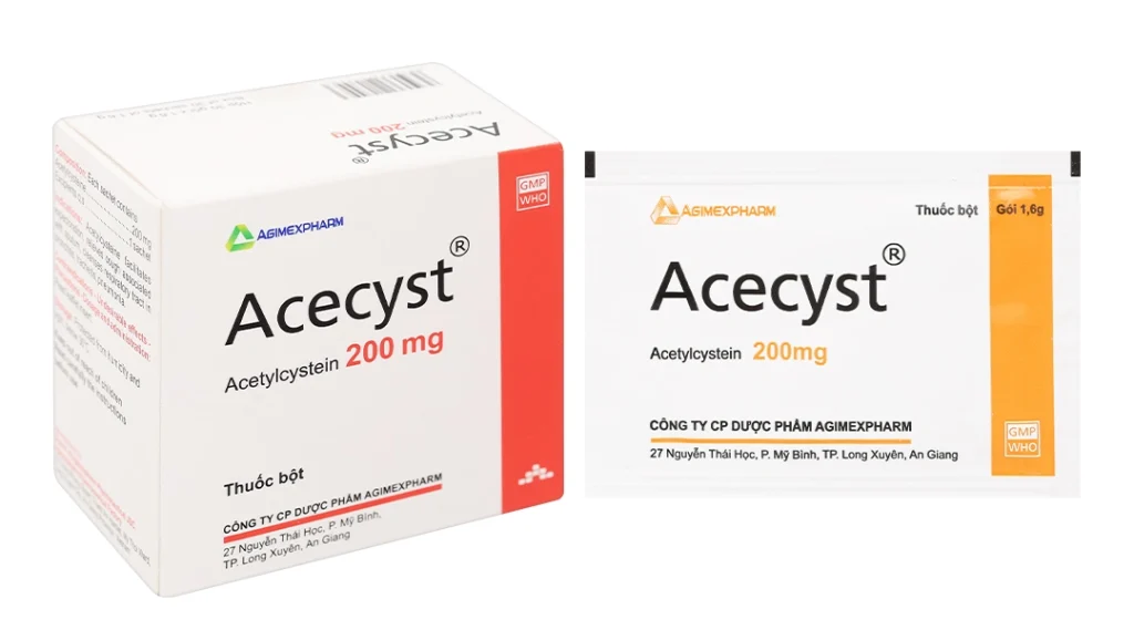Thuốc bột Acecyst 200mg long đàm, dịu ho trong bệnh lý viêm hô hấp (30 gói x 1.6g) 1 Thuốc bột Acecyst 200mg long đàm, dịu ho trong bệnh lý viêm hô hấp (30 gói x 1.6g)