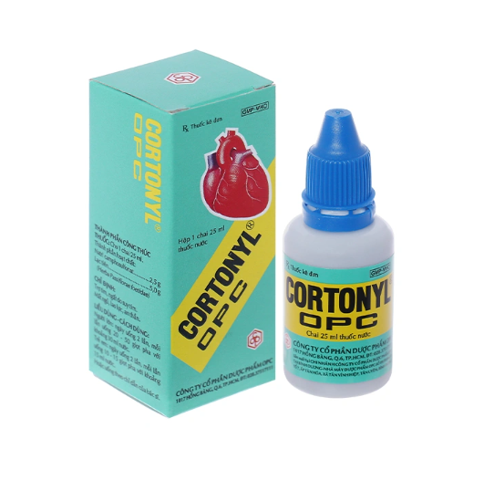 Thuốc nước Cortonyl OPC trị mất ngủ, trợ tim chai 25ml 1 Thuốc nước Cortonyl OPC trị mất ngủ, trợ tim chai 25ml