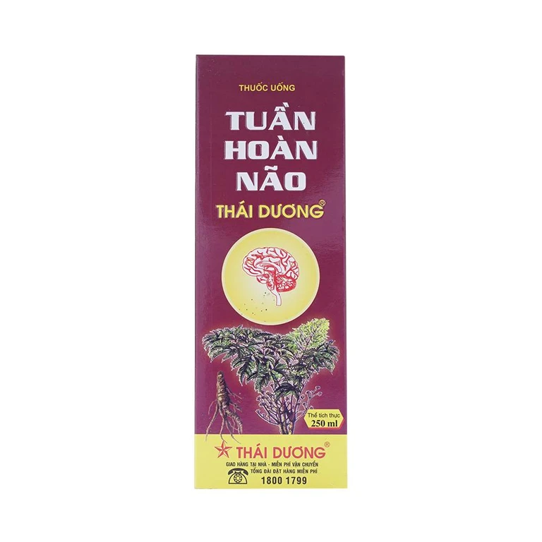 Thuốc uống Tuần Hoàn Não Thái Dương điều trị suy giảm trí nhớ (250ml) 1 Thuốc uống Tuần Hoàn Não Thái Dương điều trị suy giảm trí nhớ (250ml)