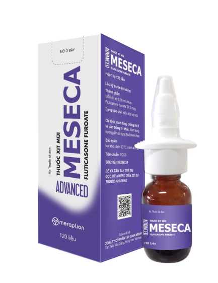 Thuốc xịt mũi Meseca Advanced Meraplion (120 liều) 1 Thuốc xịt mũi Meseca Advanced Meraplion (120 liều)