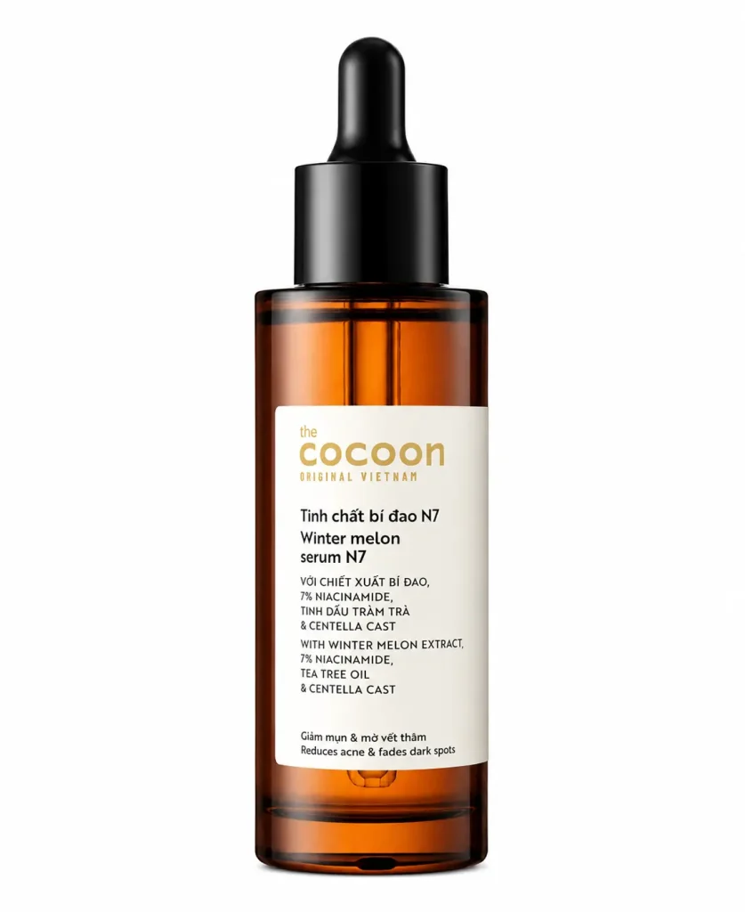 Tinh Chất Bí Đao Cocoon N7 70ml Hỗ Trợ Giảm Dầu Mờ Thâm Mụn 2 Tinh Chất Bí Đao Cocoon N7 70ml Hỗ Trợ Giảm Dầu Mờ Thâm Mụn - Ảnh 2