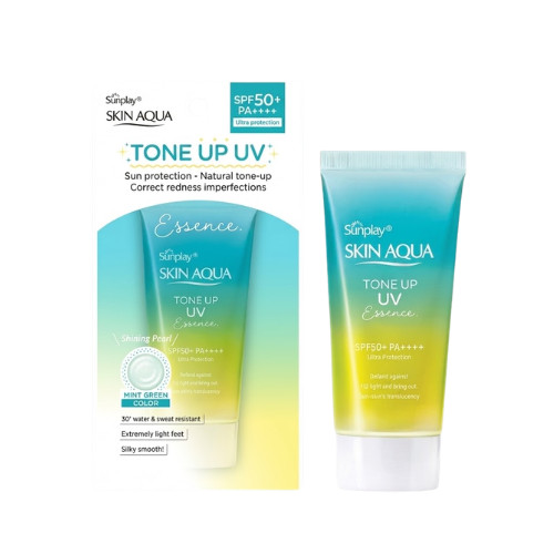 Tinh Chất Chống Nắng SUNPLAY Hiệu Chỉnh Sắc Da 50g SPF50+/PA++++ dành cho da thường và da khô Skin Aqua Tone Up UV Essence - Minpharmacy Xanh Mint Green 1 Tinh Chất Chống Nắng SUNPLAY Hiệu Chỉnh Sắc Da 50g SPF50+/PA++++ dành cho da thường và da khô Skin Aqua Tone Up UV Essence - Minpharmacy Xanh Mint Green