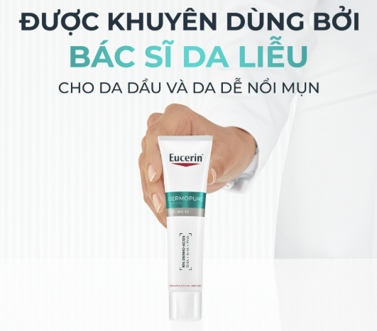 Tinh Chất Eucerin Dermopure Clinical SOS Serum 40ml Cho Da Mụn 2 Tinh Chất Eucerin Dermopure Clinical SOS Serum 40ml Cho Da Mụn - Ảnh 2