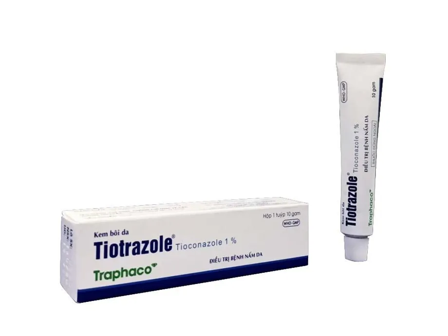 Tiotrazole 1% điều trị nấm da 10g 1 Tiotrazole 1% điều trị nấm da 10g