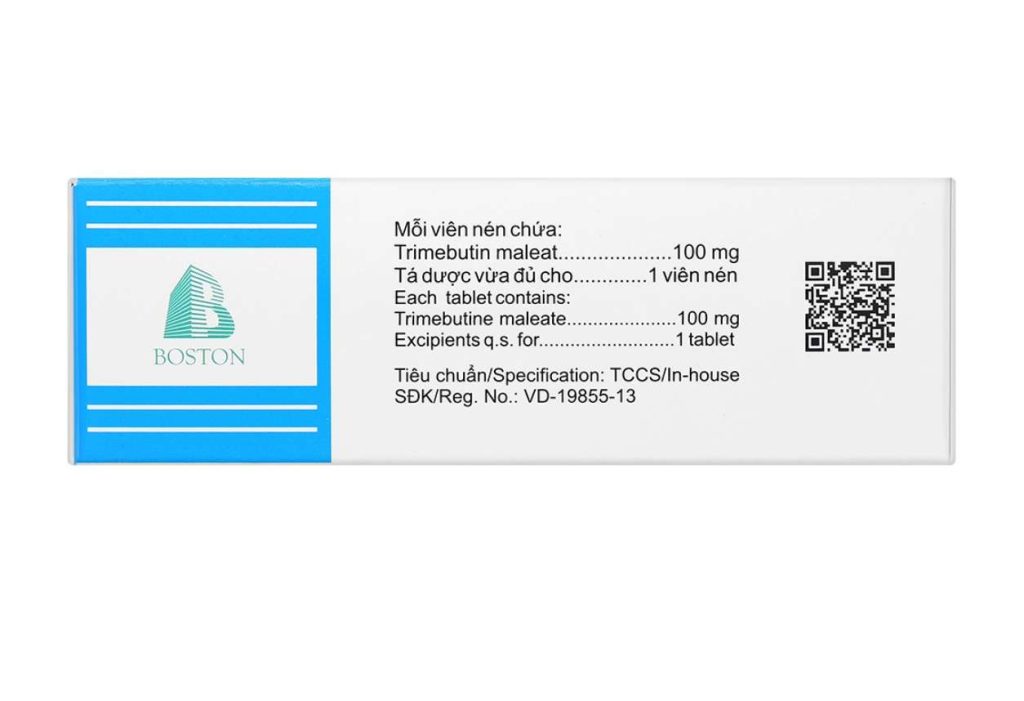 Trimeboston 100 - Boston (5 vỉ x 10 viên) 3 Trimeboston 100 - Boston (5 vỉ x 10 viên) - Ảnh 3