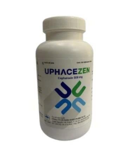 Uphacezen Cephalexin 500mg Uphace (C/200V) (viên nang) TW25 1 Uphacezen Cephalexin 500mg Uphace (C/200V) (viên nang) TW25