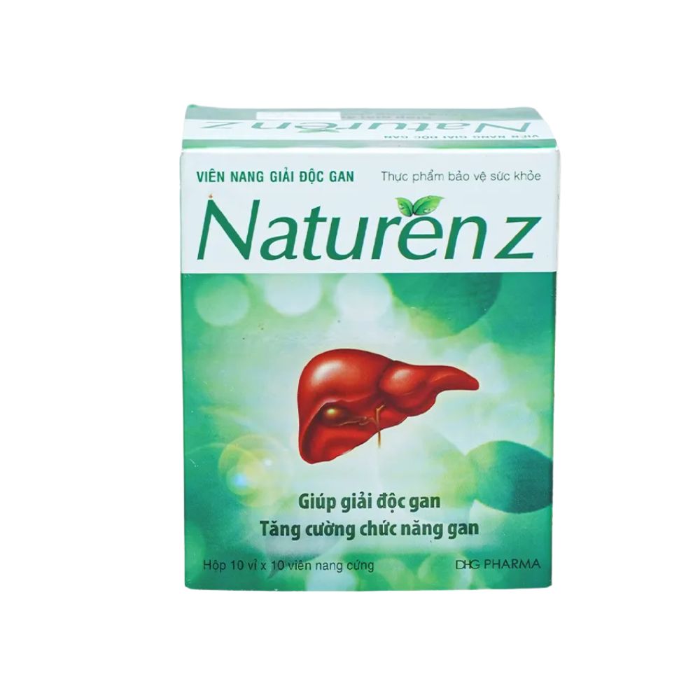 Viên Giải độc Gan NATURENZ DHG - Hộp 10 vỉ 100 viên 1 Viên Giải độc Gan NATURENZ DHG - Hộp 10 vỉ 100 viên
