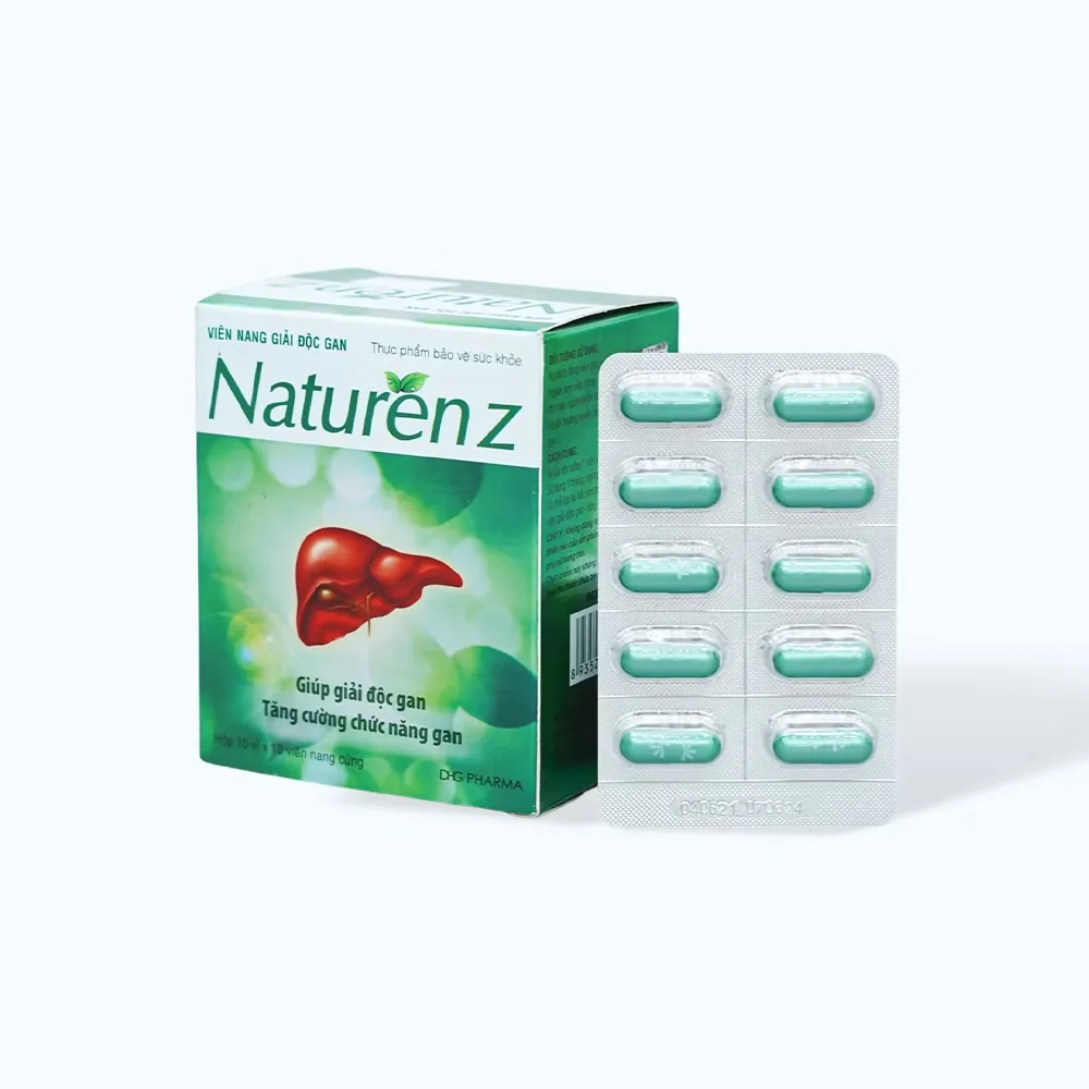 Viên Giải độc Gan NATURENZ DHG - Hộp 10 vỉ 100 viên 3 Viên Giải độc Gan NATURENZ DHG - Hộp 10 vỉ 100 viên - Ảnh 3