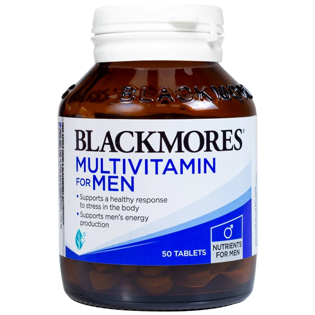 Viên hỗ trợ sức khỏe nam giới Blackmores Multivitamin For Men (50 viên) 1 Viên hỗ trợ sức khỏe nam giới Blackmores Multivitamin For Men (50 viên)