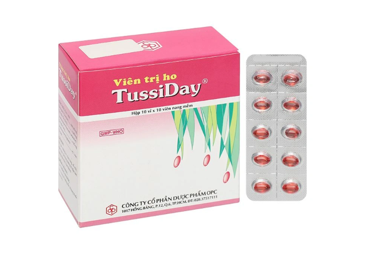 Viên trị ho Tussiday OPC điều trị các chứng ho, đau họng, sổ mũi (10 vỉ x 10 viên) 1 Viên trị ho Tussiday OPC điều trị các chứng ho, đau họng, sổ mũi (10 vỉ x 10 viên)